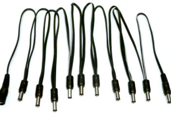 Przewód zasilający do 10 efektów gitarowych - 2,1 x 5,5mm